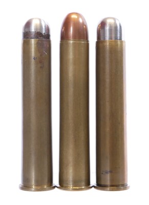 Lot .700 Nitro, 3 rounds. These cartridges were...