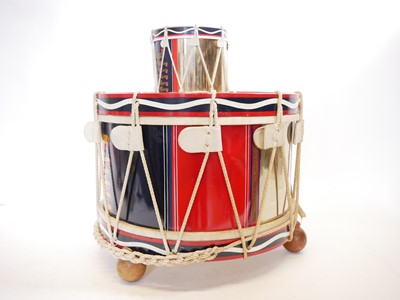 Lot 169 - London Scottish regimental tenor drum/coffee...