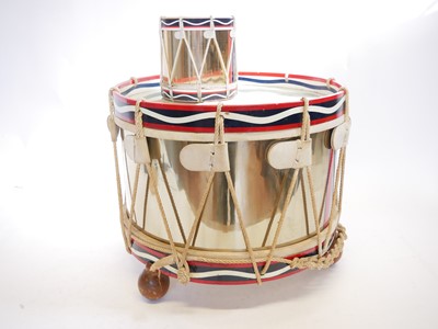 Lot 169 - London Scottish regimental tenor drum/coffee...