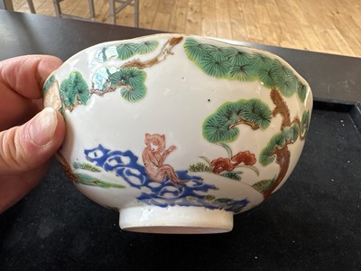 Lot 3 - A Chinese Qing Dynasty Ko-Sometsuke Type Bowl with Daoguang Mark