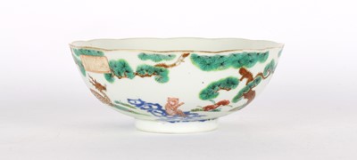 Lot 3 - A Chinese Qing Dynasty Ko-Sometsuke Type Bowl with Daoguang Mark