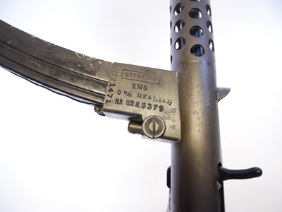 Lot 68 - Deactivated Sterling Mk4 L2A3 9mm submachine...