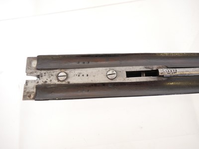Lot 60 - D. Wales 10 bore side by side hammer gun,...