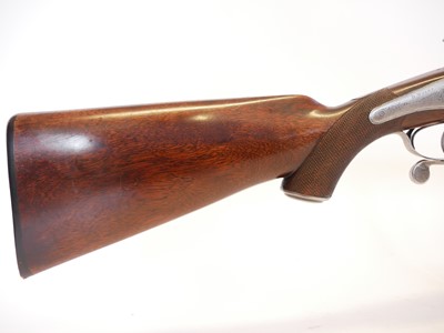 Lot 60 - D. Wales 10 bore side by side hammer gun,...