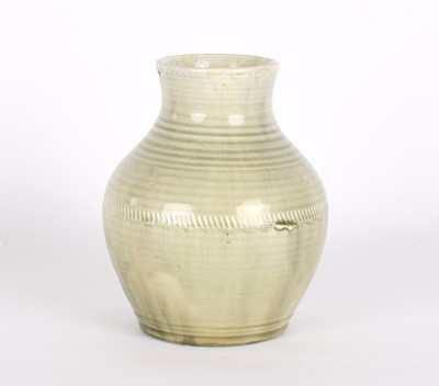 Lot 46 - An Early 20th Century Celadon Vase by W. Moorcroft