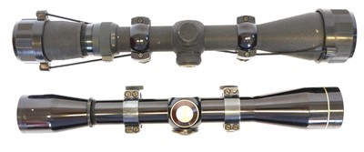Lot Two rifle scopes, to include a Leupold M8 6X...