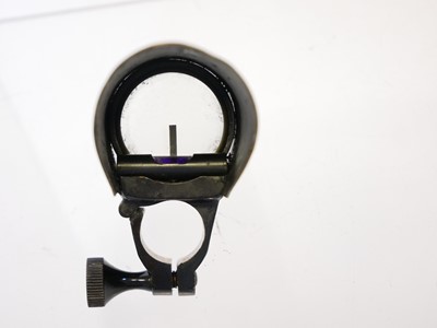 Lot 487 - Unusual rifle maginified front sight, with...