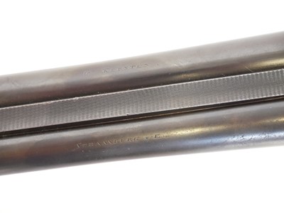 Lot 429 - G. Kersten of Strasburg 16 bore side by side...