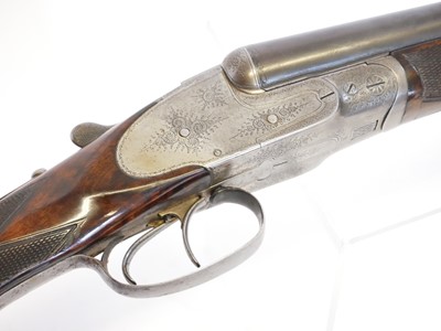 Lot 429 - G. Kersten of Strasburg 16 bore side by side...
