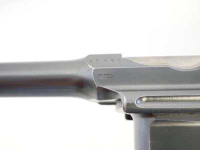 Lot 187 - Mauser C96 7.63mm semi automatic pistol with...