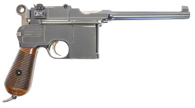 Lot 187 - Mauser C96 7.63mm semi automatic pistol with...