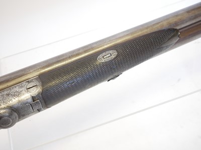 Lot 57 - J. Blanch and Sons 12 bore pinfire side by...
