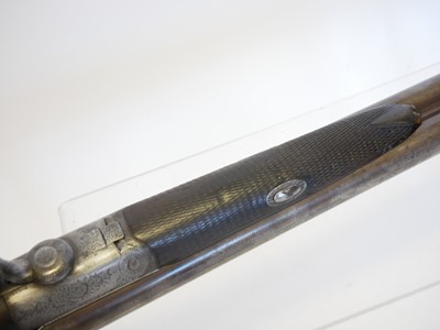 Lot 57 - J. Blanch and Sons 12 bore pinfire side by...