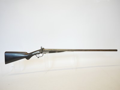 Lot 57 - J. Blanch and Sons 12 bore pinfire side by...