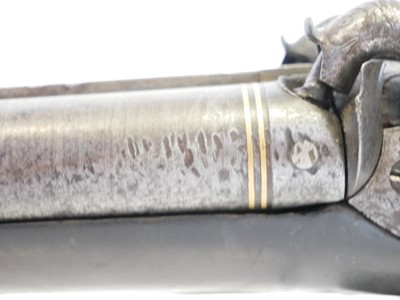 Lot 55 - Beckwith 14 bore percussion side by side...