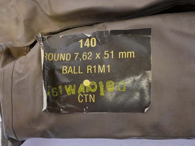Lot 7.62 x51mm Ball Military Surplus ammunition,...