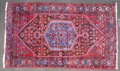 Lot 234 - A Persian Hamadan Rug