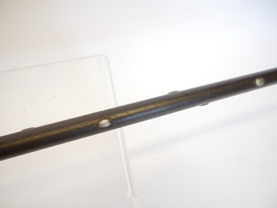 Lot 50 - Percussion 50 bore underhammer walking stick...