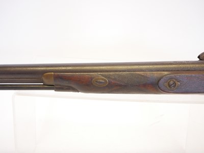 Lot 51 - Percussion single barrel 16 barrel shotgun,...