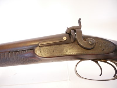 Lot 52 - Parker Field and Sons 13 bore percussion side...