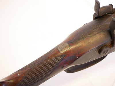 Lot 52 - Parker Field and Sons 13 bore percussion side...