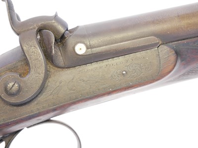 Lot 52 - Parker Field and Sons 13 bore percussion side...