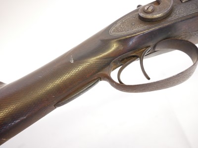 Lot 53 - Cased Purdey 14 bore percussion side-by-side...