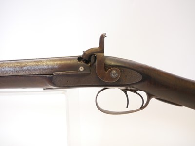 Lot 53 - Cased Purdey 14 bore percussion side-by-side...