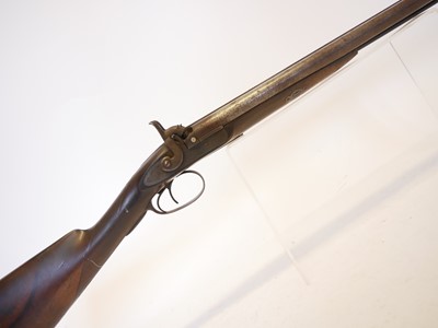 Lot 53 - Cased Purdey 14 bore percussion side-by-side...