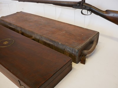 Lot 53 - Cased Purdey 14 bore percussion side-by-side...