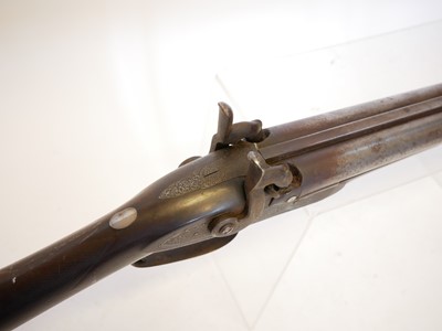 Lot 53 - Cased Purdey 14 bore percussion side-by-side...