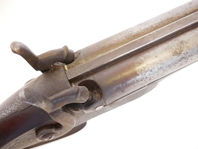 Lot 53 - Cased Purdey 14 bore percussion side-by-side...