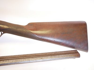 Lot 54 - Unusual Purdey 14 bore percussion side-by-side...