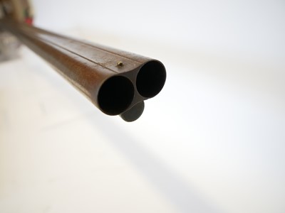 Lot 54 - Unusual Purdey 14 bore percussion side-by-side...