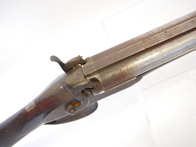 Lot 54 - Unusual Purdey 14 bore percussion side-by-side...