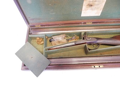 Lot 54 - Unusual Purdey 14 bore percussion side-by-side...