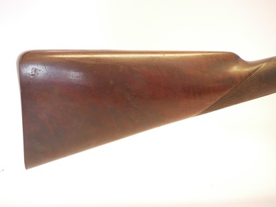 Lot 54 - Unusual Purdey 14 bore percussion side-by-side...