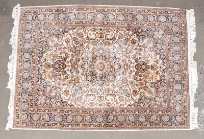 Lot 230 - A Persian Tabriz-Type Silk Rug