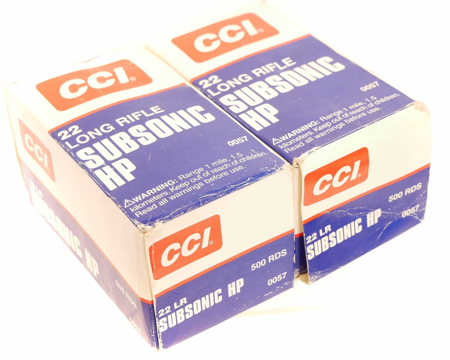 Lot CCI .22lr Subsonic HP 1,000 rounds. UK...