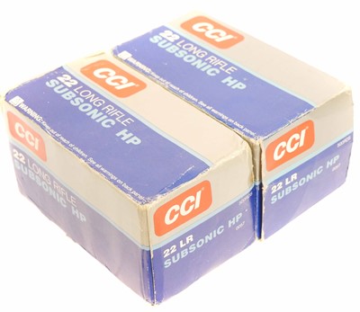 Lot CCI .22lr Subsonic HP 1,000 rounds. UK...