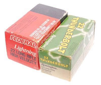 Lot Federal High Velocity .22lr 500 rounds, also...