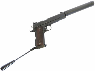 Lot As New GSG 1911 .22 long barrel pistol, serial...