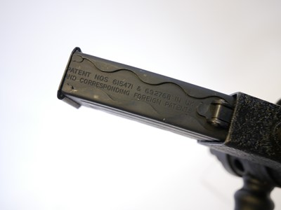 Lot 66 - Deactivated Sterling Mk7 9mm submachine pistol,...