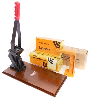 Lot Wamadet Press, Lyman No.55 Powder Measure, and...