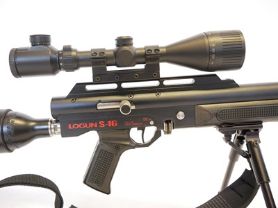 Lot 88 - Logan S-16 .22 air rifle serial number 10181,...