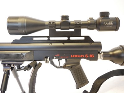 Lot 88 - Logan S-16 .22 air rifle serial number 10181,...