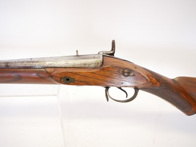 Lot 49 - Indian percussion 20 bore sporting gun, 40inch...