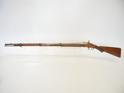 Lot 49 - Indian percussion 20 bore sporting gun, 40inch...