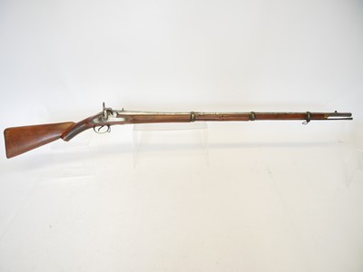 Lot 49 - Indian percussion 20 bore sporting gun, 40inch...