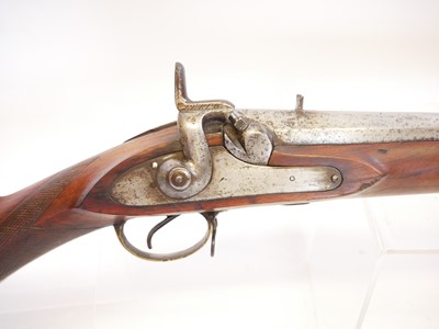 Lot 49 - Indian percussion 20 bore sporting gun, 40inch...